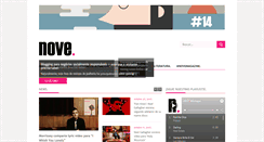 Desktop Screenshot of novemagazine.es